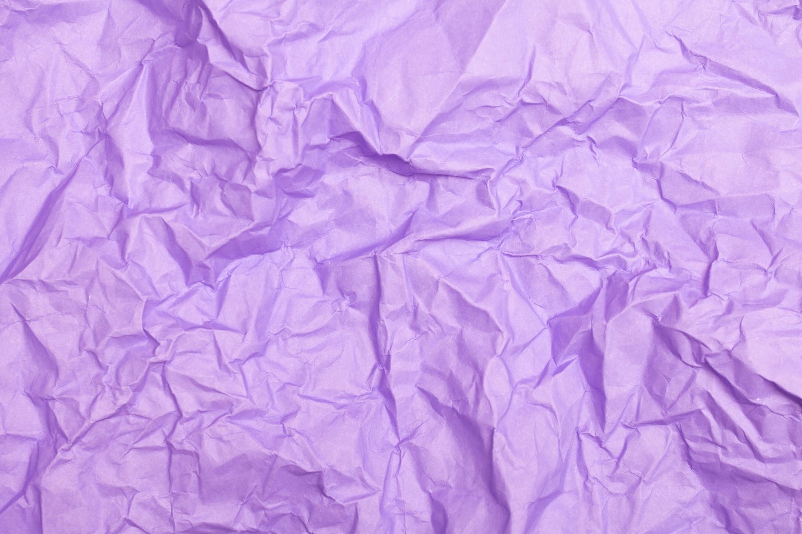 A Close-Up Shot of a Crumpled Purple Paper
